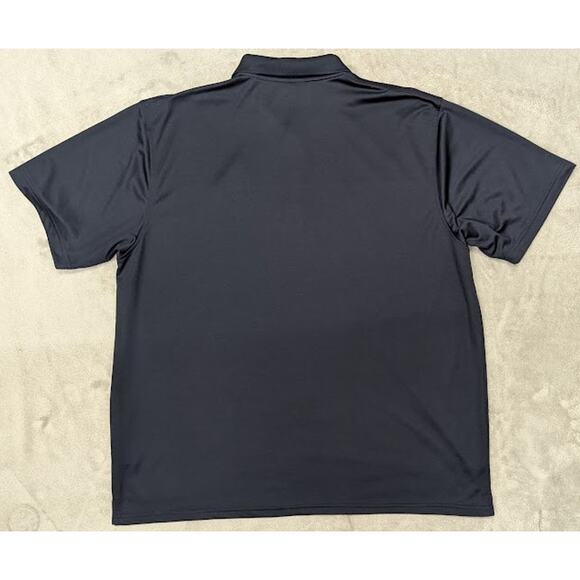 U.S. Naval Academy Polo Shirt XL Mens Navy Scientia Tridens Vansport - Picture 2 of 9